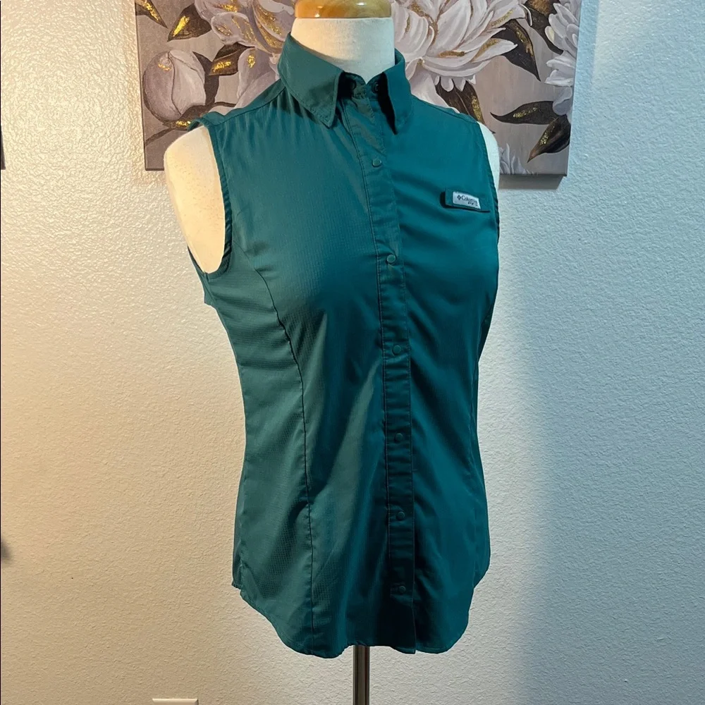 Columbia Women's PFG Tamiami Sleeveless Shirt - Picture 1 of 10